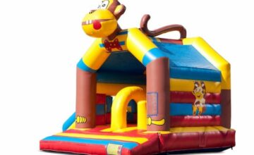 Le Château Gonflable Singe Circus