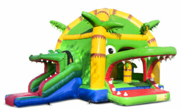 Le Château Gonflable Crocodile, le Roi des Eaux