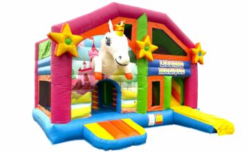 Le Château Gonflable Licorne Magique